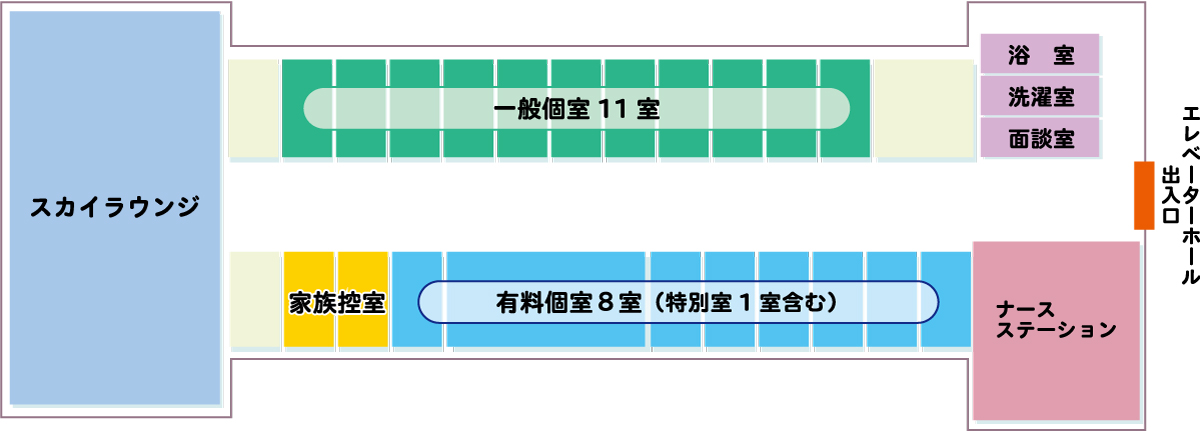 緩和ケア病棟地図